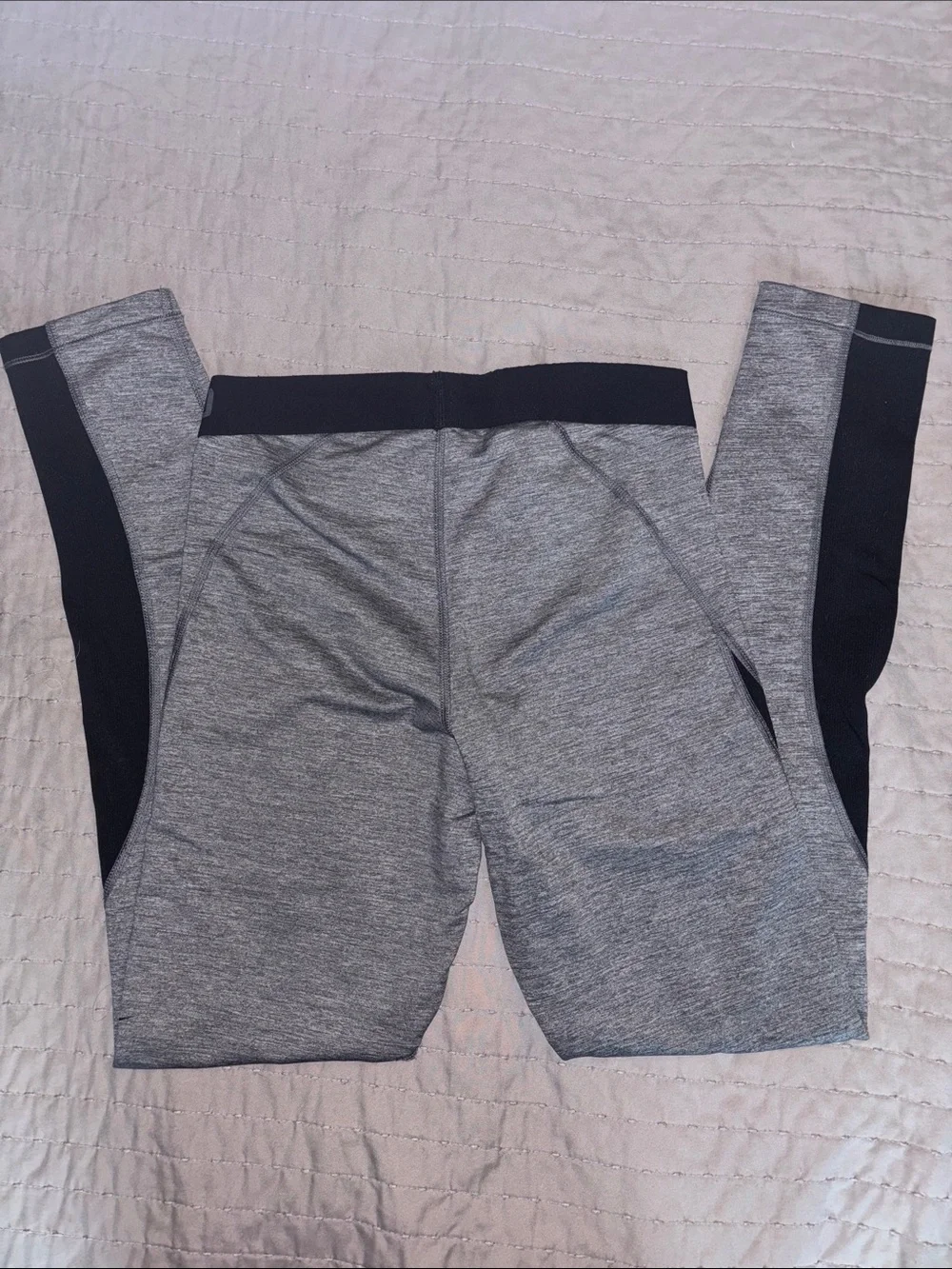 Nike Grey and Black Leggings - Picture 2 of 4